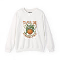 🍊 Florida Sunshine State Sweatshirt | Vintage Orange Crewneck | Retro Florida Sweater | Citrus State Pride