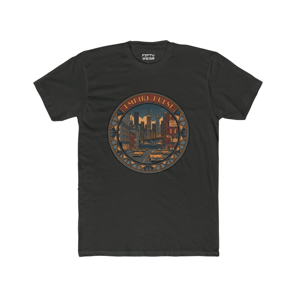 🗽 Empire Pulse T-Shirt | New York City Skyline Tee | Vintage NYC Graphic Shirt | Retro Urban Streetwear