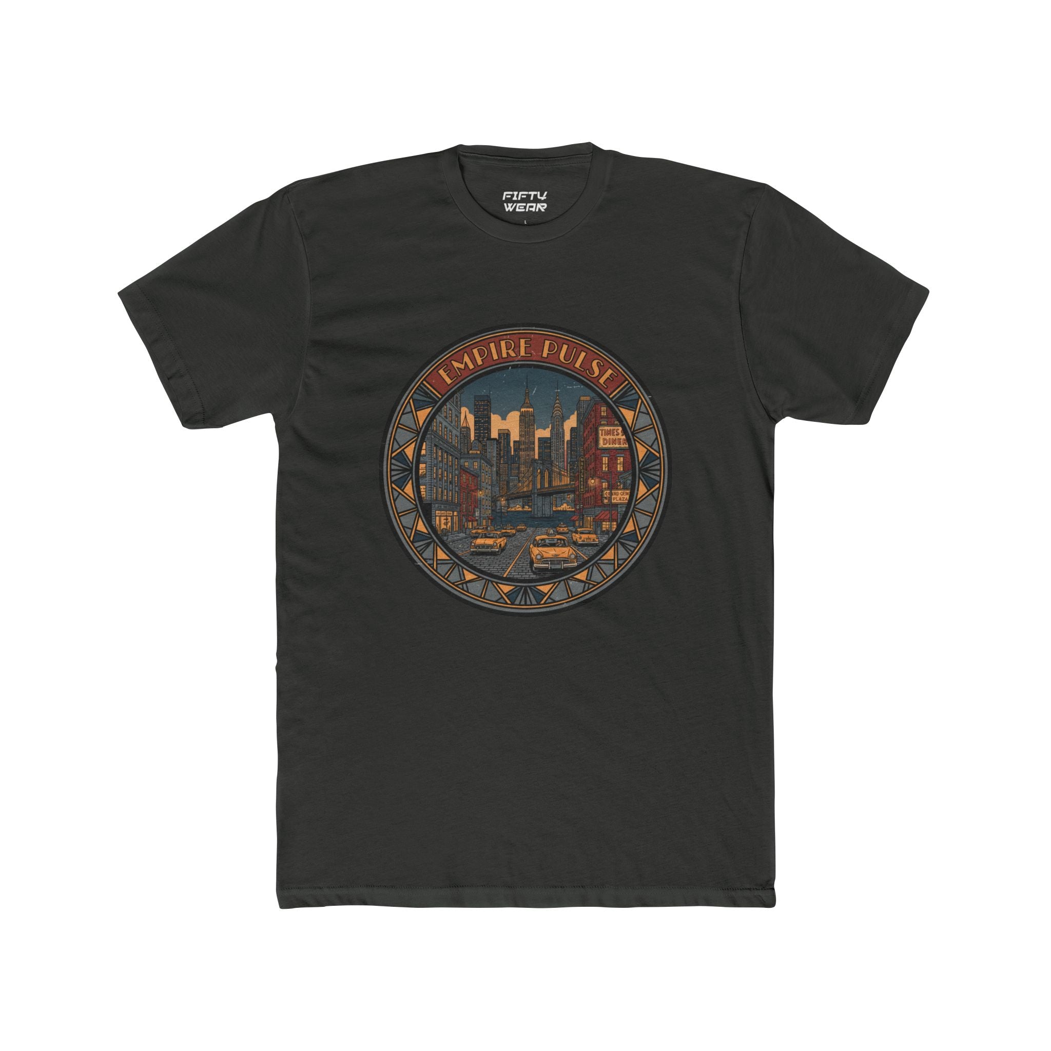 🗽 Empire Pulse T-Shirt | New York City Skyline Tee | Vintage NYC Graphic Shirt | Retro Urban Streetwear
