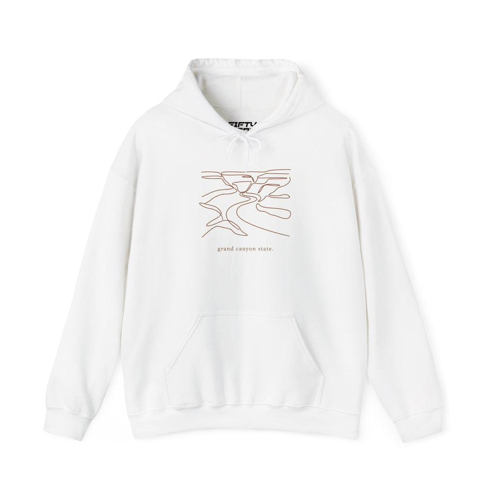 🏜️ Grand Canyon State Hoodie | Minimal Line Art Hoodie | Arizona Modern Sweatshirt | Desert Aesthetic Hoodie